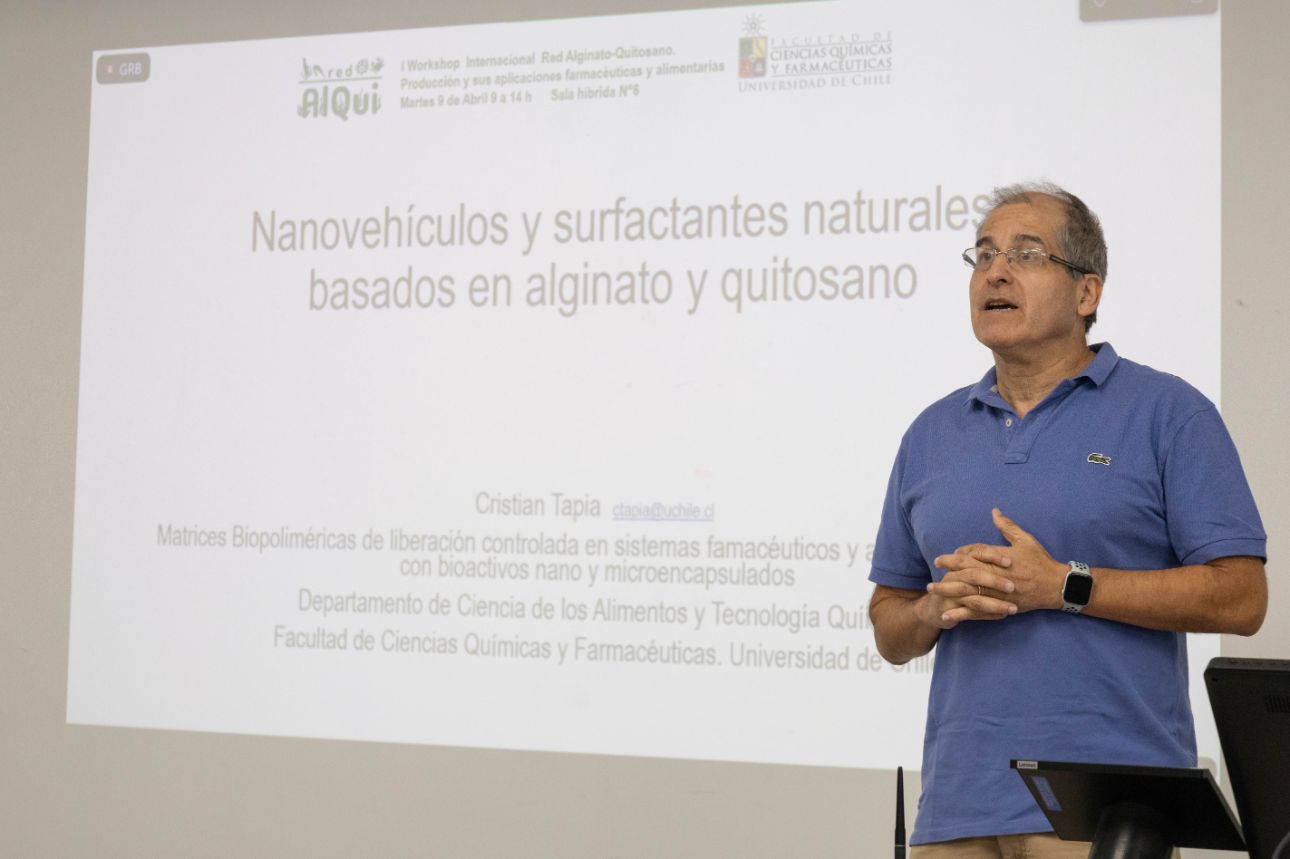 Facultad recibe el primer Workshop Internacional sobre Alginato-Quitasano